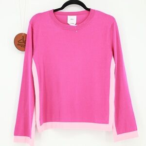 Lola Pink Colorblock Crew Neck‎ Sweater